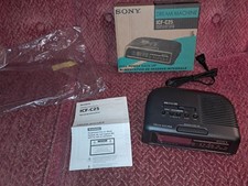 Rádio despertador Sony ICF-C25 Dream Machine FM/AM preto, novo em folha comprar usado  Enviando para Brazil