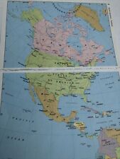 Map north america for sale  LEICESTER