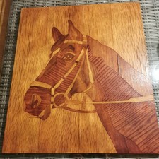Unikat holzbild intarsienarbei gebraucht kaufen  Kemnath