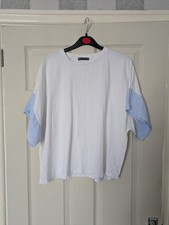 Zara white blouse for sale  HARTLEPOOL
