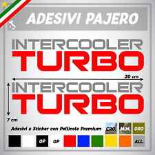 KIT ADESIVI STICKER MITSUBISHI PAJERO PRIMA SERIE TURBO INTERCOOLER PRESPAZIATO, usado comprar usado  Enviando para Brazil
