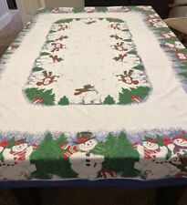 Vintage christmas tablecloth for sale  Chesterfield