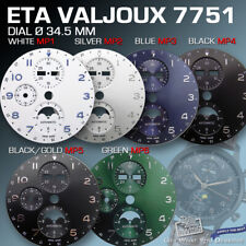Mostrador Fit movimento ETA Valjoux 7751, Ø 34.5 Mm, 7 variações para você escolher comprar usado  Enviando para Brazil
