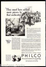 Usado, 1932 PHILCO Radio anúncio, Philco Radio modelo 15X, orquestra em casa comprar usado  Enviando para Brazil