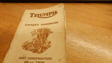 Triumph unit construction for sale  NORTHWICH