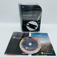 Microsoft Windows Vista Ultimate com SP1 64 bits somente disco com manual e chave do produto, usado comprar usado  Enviando para Brazil