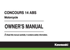 Kawasaki owners manual for sale  Lexington