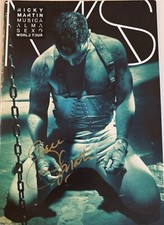 Ricky Martin, autografado assinado, programa de livro de turnê, sexy, latim comprar usado  Enviando para Brazil