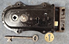 Reclaimed rim lock for sale  HIGHBRIDGE