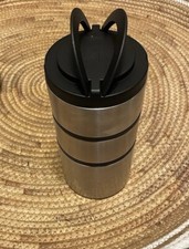 Frasco empilhável de aço inoxidável 41 oz Mainstays isolado armazenamento de alimentos para viagem comprar usado  Enviando para Brazil