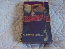 Usado, DISCONNECTED VHS BIG BOX SLASHER HORROR 80'S ROCK MUSIC VIDEO STORE CONNECTICUT comprar usado  Enviando para Brazil