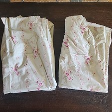 Par Vintage de 2 Painéis de Cortina Simplesmente Chique Bebê Verde Floral Aba de Algodão, usado comprar usado  Enviando para Brazil