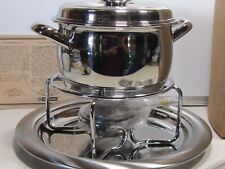 COLEÇÃO GOURMET TRAMONTINA 10 PEÇAS. CONJUNTO DE FONDUE ROTONDA CROMADO. comprar usado  Enviando para Brazil