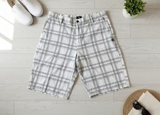 Plaid chino shorts for sale  BOLTON