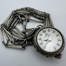 RELÓGIO VINTAGE ART DÉCO 800 PRATA PINGENTE MARCASSITA E COLAR CORRENTE comprar usado RELÓGIO VINTAGE ART DÉCO 800 PRATA PINGENTE MARCASSITA E COLAR CORRENTE comprar usado  Enviando para Brazil