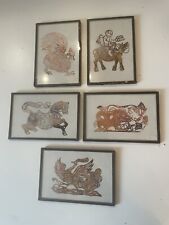Vintage chinese silhouette for sale  BURY ST. EDMUNDS