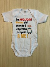 Body personalizzato cotone usato  Italia