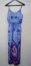 Ladies blue printed for sale  TENTERDEN