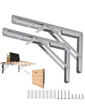 Suporte de mesa dobrável 16"" prateleira banco resistente 316 dobradiças de aço inoxidável comprar usado  Enviando para Brazil