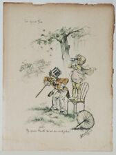Gravure pauvre nénette d'occasion  Verrières-le-Buisson
