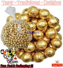 50-1000 BOLAS DE OURO de chocolate ao leite folheadas individualmente embaladas casamentos retrô comprar usado  Enviando para Brazil