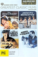 Conjunto de DVD The Sea Chase /Mister Roberts /Boinas Verdes /Across the Pacific comprar usado  Enviando para Brazil