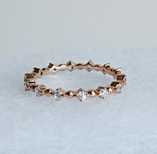Rose gold eternity for sale  Braintree