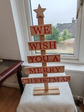 Wooden wish merry for sale  KEIGHLEY