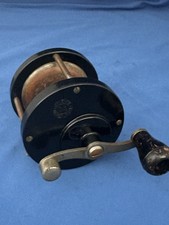 Vintage Penn Trade Reel Atlantic No 14 Ocean Reel, waffle clique botão 250 jardas comprar usado  Enviando para Brazil