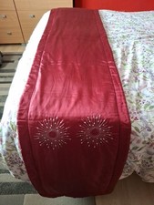Bed runner red for sale  CHELTENHAM