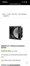 Bose edgemax ceiling for sale  WOODFORD GREEN