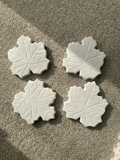 Ceramic leaf coasters for sale  LETCHWORTH GARDEN CITY
