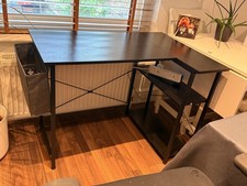 Shaped desk 100cm for sale  LONDON