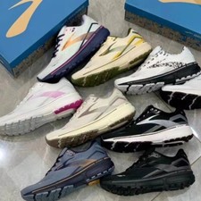 Tênis de corrida Brooks Ghost 15 unissex absorvente de choque - em bege/caqui, usado comprar usado  Enviando para Brazil
