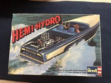 KIT # H1312:225 Revell Hemi-Hydro barco de esqui e reboque aberto, mas completo comprar usado  Enviando para Brazil