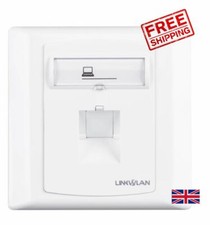 Usado, Placa facial RJ45 soquete premium com rede Keystone CAT 8 7 6A (única/dupla) comprar usado  Enviando para Brazil