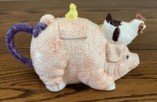 Farmhouse pig teapot for sale  Mount Dora