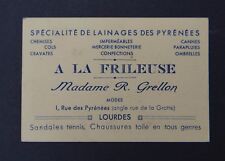 Carte visite frileuse d'occasion  Nantes-