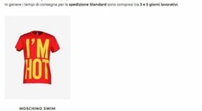 Shirt love moschino usato  Castelnovo ne'Monti