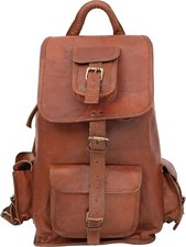 Nova Mochila Masculina de Couro Masculina Messenger Goat Feita à Mão Mochila Bolsa Vintage comprar usado  Enviando para Brazil