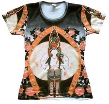 Blanco Verde Rojo Negro Tara Buda Religion Tatuaje Vintage Tipo STAR CAMISETA S comprar usado  Enviando para Brazil
