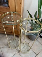 Blumentisch säule gold gebraucht kaufen  Bingen