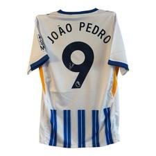 Camisa assinada por João Pedro VIDEO PROOF BRIGHTON 24/25 JERSEY João Certificado de Autenticidade Dunk Baleba comprar usado  Enviando para Brazil