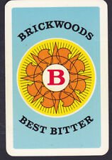 Brickwoods Best Bitter Beer.Portsmouth Brewery.Hampshire cartão de jogo único comprar usado  Enviando para Brazil