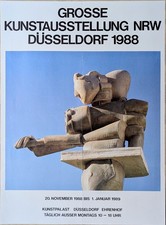 Poster plakat kunstausstellung gebraucht kaufen  München