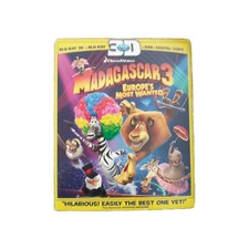 Usado, Madagascar 3:  Europe's Most Wanted (Three-Disc Blu-ray 3D / Blu-ray / DVD Combo comprar usado  Enviando para Brazil