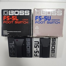 2 pedais Boss FS-5L FS-5U controlador interruptor de pé efeito teclado baixo guitarra comprar usado  Enviando para Brazil