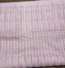 Cortina de chuveiro vintage retrô meados do século malha rosa tecido 64x66” comprar usado  Enviando para Brazil