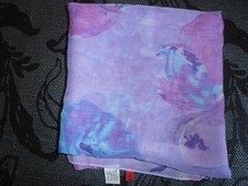 Foulard mauve fleurs d'occasion  Nantes-