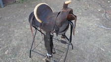 antique high back saddles for sale  Sweet